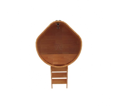 Купель угловая, сращенные ламели из лиственницы, 1.03x1.03 H1.2