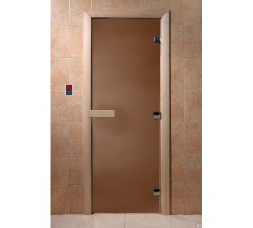 Дверь DoorWood "Теплая ночь" 2000х800 мм (матовое, бронза)