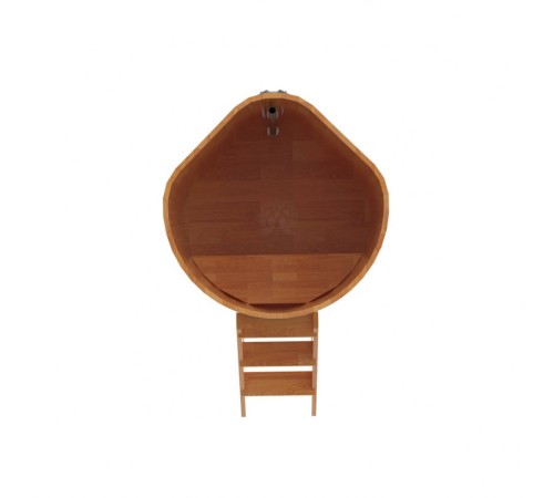 Купель угловая, сращенные ламели из лиственницы, 1.03x1.03 H1.4