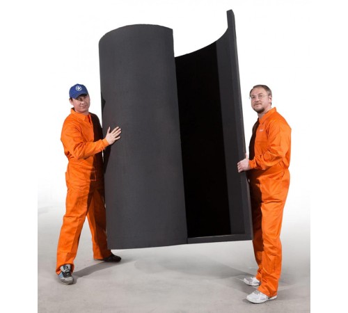 Панель Ruspanel RPG REAL 30, 2500х600х30 мм. двухсторонняя, продольный пропил