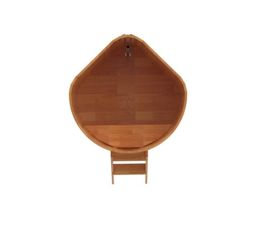 Купель угловая, сращенные ламели из лиственницы, 1.19x1.19 H1.1