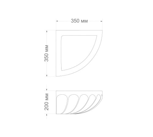 Курна мраморная КМ02