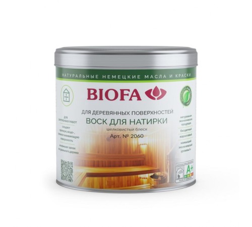 Воск для натирки (ухода) для бань, саун Biofa 2060 (Биофа 2060)